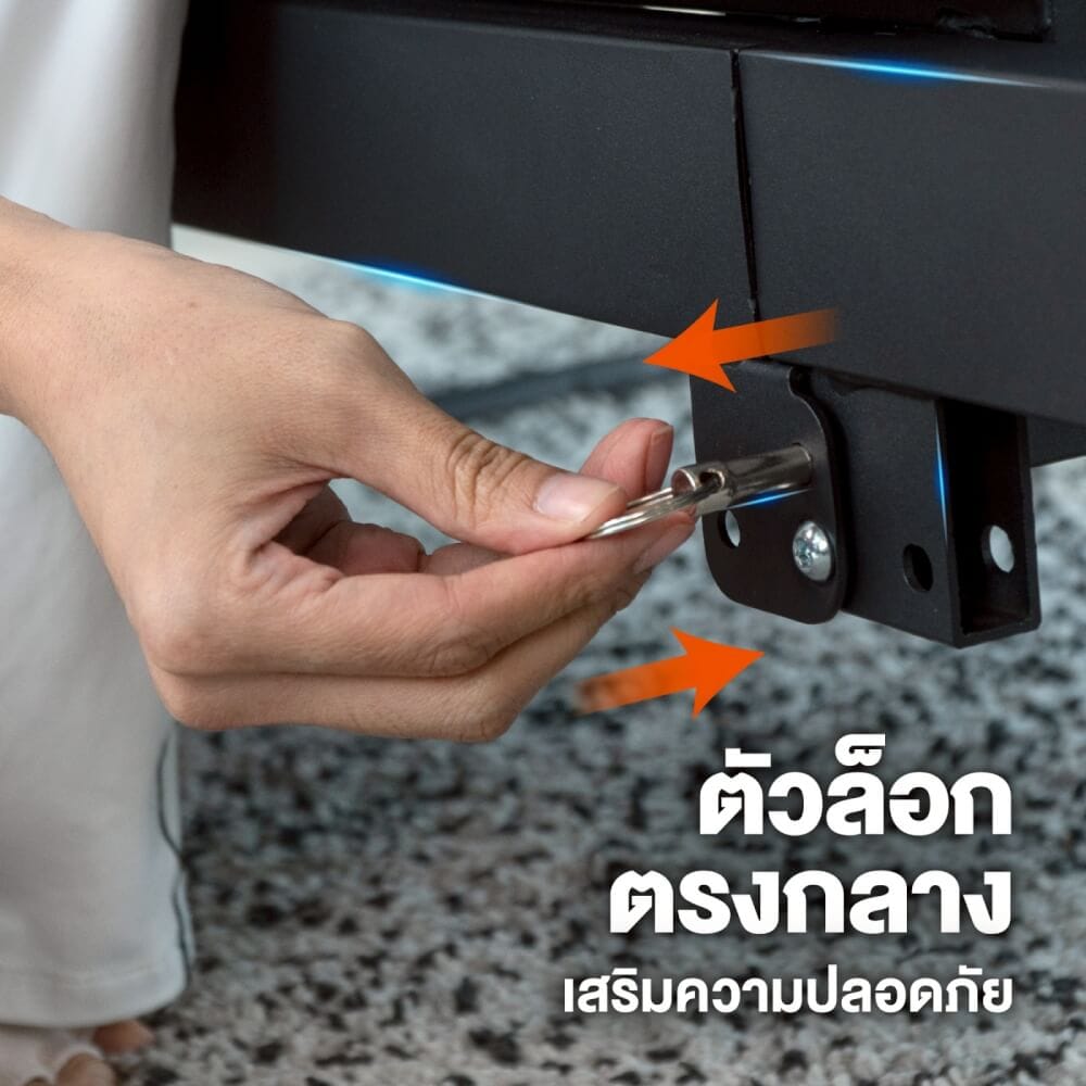 PILATES REFORMER พับได้ HOMEFITTOOLS รุ่น PRIME สีดำ